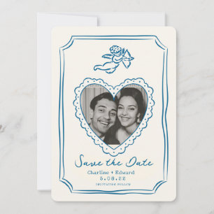 Hand Drawn Funky Handwriting Save the Date