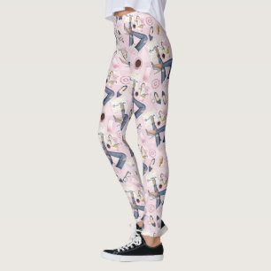 Hand Drawn Girl Boss Leggings