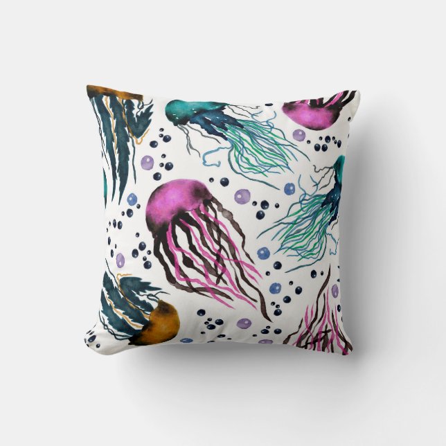 Hand drawn illustration. Seamless pattern. Digital Kissen (Vorderseite)