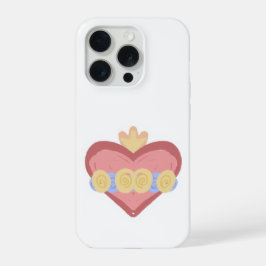 Hand-drawn Immaculate Heart of Mary IPhone Case iPhone 15 Pro Hülle