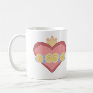 Hand-drawn Immaculate Heart of Mary Mug Kaffeetasse