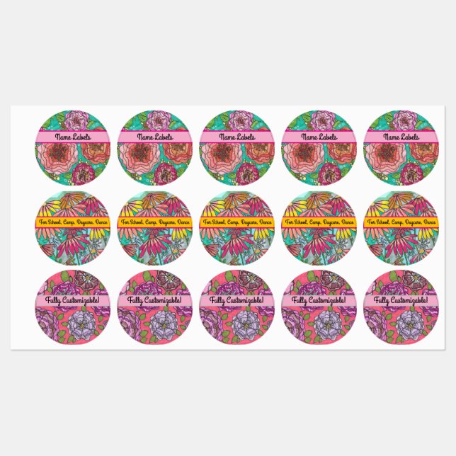 Hand-Drawn Iron-On Labels for a Personal Touch Etiketten (Blatt)