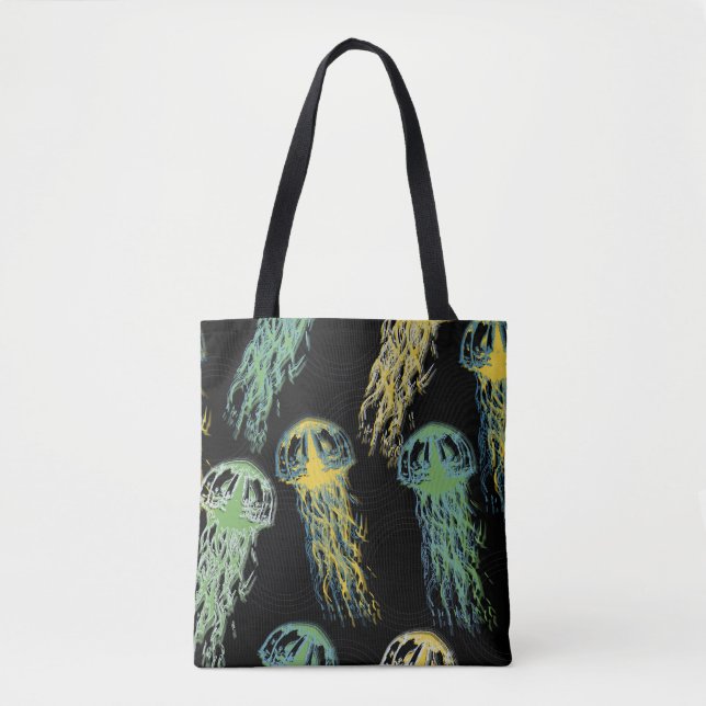 Hand drawn jellyfish texture. Raster hand drawn wa (Vorderseite)