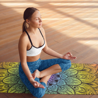 Hand Drawn Mandela 1 Yogamatte