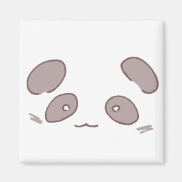 Hand-Drawn Panda Magnet - Elegant Simplicityマグネット