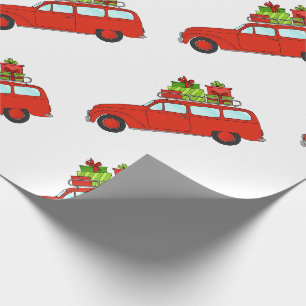 Hand drawn retro Christmas Geschenkpapier