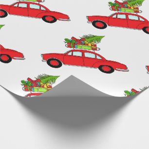 Hand drawn retro Christmas Geschenkpapier