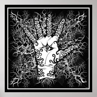 Hand/Empfindung/Strom - Poster