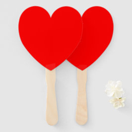 Hand-Fan des Red Heart Program Fächer