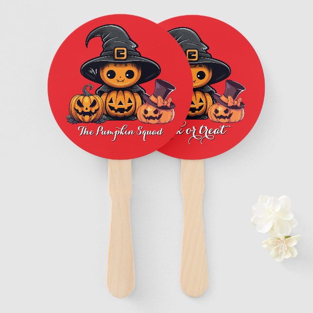 Hand Fan : HALLOWEEN Treat #08 Fächer (Vorne und Hinten)