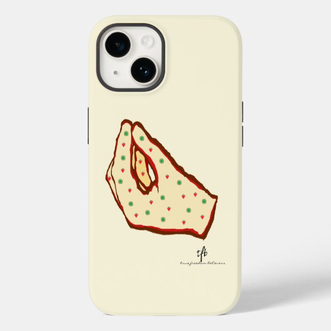 Hand Gesture Strawberry-Kiwi Pizza Case-Mate iPhone Hülle (Rückseite)