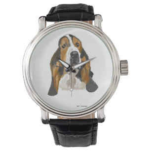 Hand gezeichneter Dachshund Armbanduhr
