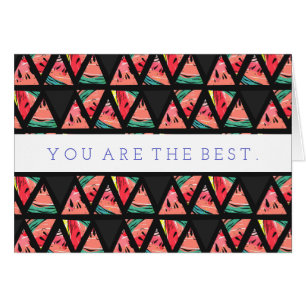 Hand gezeichnetes abstraktes Wassermelone-Muster