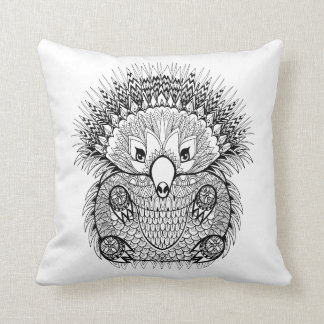 Hand gezeichnetes Echidna-Gekritzel Kissen