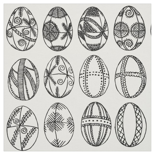 Hand gezeichnetes extravagantes stoff (Muster)