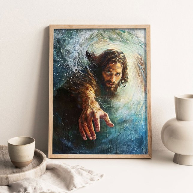 Hand Gottes, Christliche Kunst, Jesus Gemälde, Jes Poster (Von Creator hochgeladen)