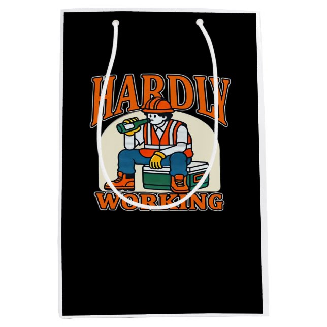 Hand Herz Skeletton Knochen Spooky Girls Teens Mittlere Geschenktüte (Vorderseite)