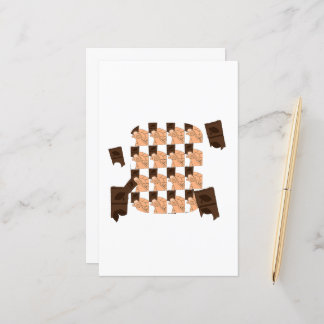 Hand holding a piece of Valentine's chocolate