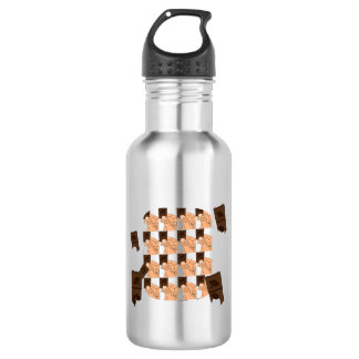 Hand holding a piece of Valentine's chocolate Edelstahlflasche