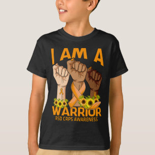 Hand I bin ein Krieger RSD CRPS Bewusstsein Sonnen T-Shirt