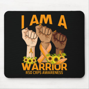 Hand Ich bin ein Krieger Rsd Crps Bewusstsein Sonn Mousepad