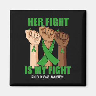 Hand ihr Kampf ist mein Kampf gegen Nierenerkranku Magnet