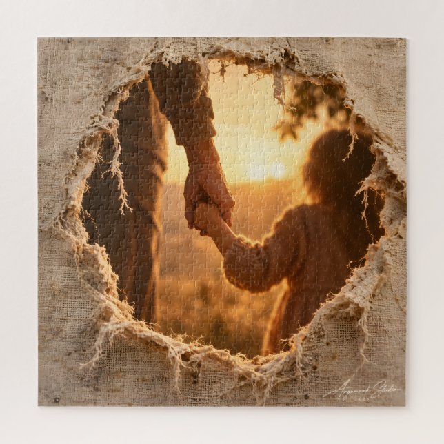 Hand in Hand Puzzle (Vertikal)
