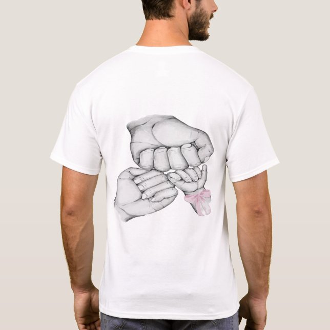 Hand in Hand - unsere Familienreise T-Shirt (Rückseite)