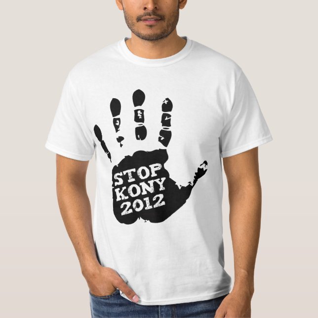 Hand Kony 2012 Endjosephs Kony T-Shirt (Vorderseite)