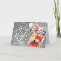 Hand Letted Merry and Bright Christmas Snapshots
