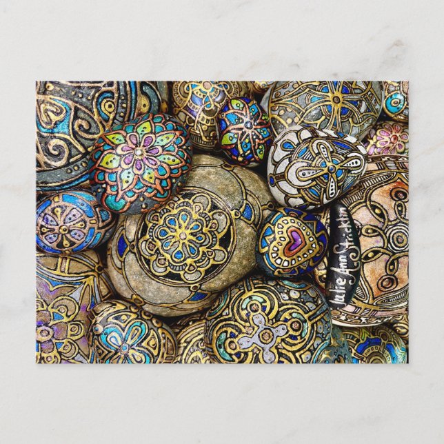 Hand Made Rocks! Postkarte (Vorderseite)