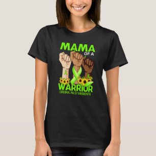 Hand Mama eines Kriegers zerebrale Palsy Awareness T-Shirt