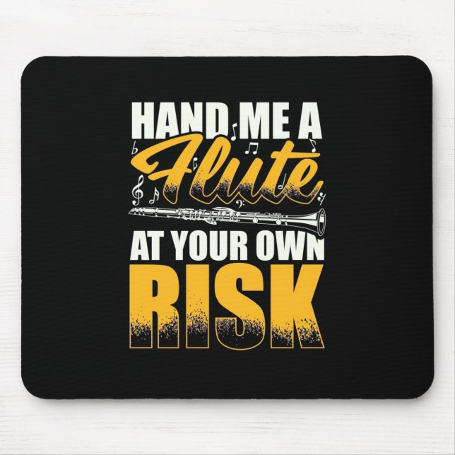 Hand Me Flöten Mousepad (Vorne)