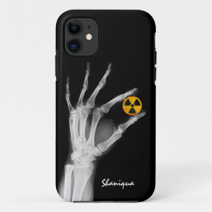Hand mit einem Radiationssymbol Case-Mate iPhone Hülle