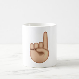 Hand nach oben - Emoji Tasse