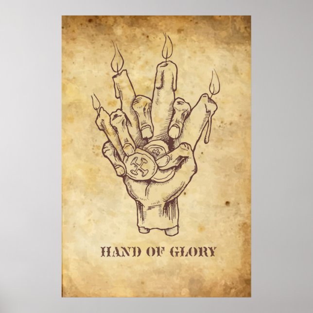 "Hand of Glory" Poster (Vorne)