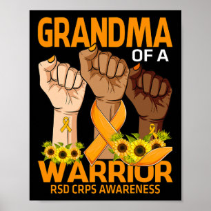 Hand Oma eines Kriegers Rsd Crps Bewusstsein Sonne Poster