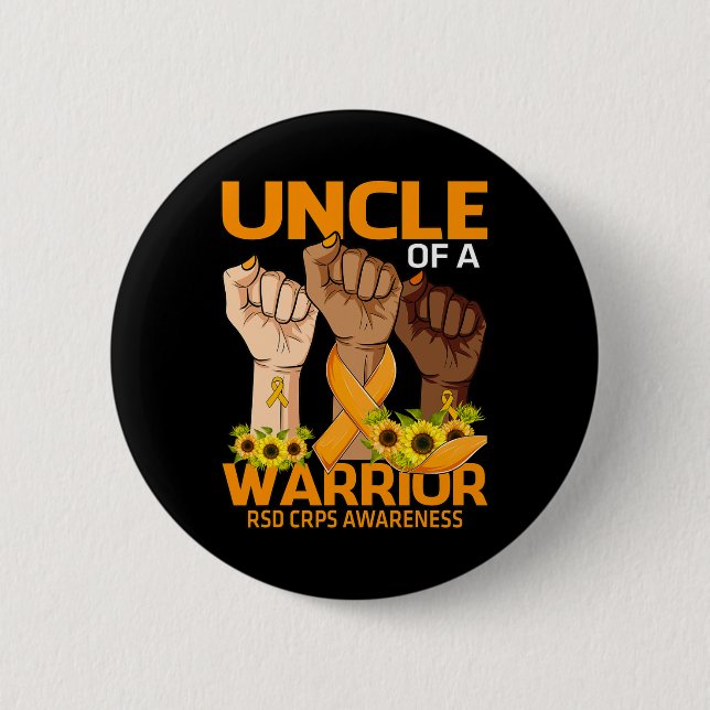 Hand Onkel eines Kriegers Rsd Crps Bewusstsein Son Button (Vorderseite)