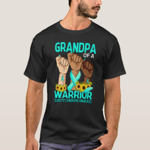 Hand Opa eines Krieger-Tourette-Syndrom Awar T-Shirt