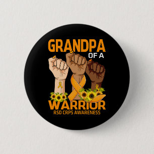 Hand Opa eines Kriegers Rsd Crps Bewusstsein Sonne Button