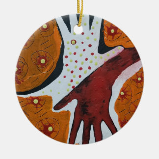 Hand-Ornament Keramik Ornament