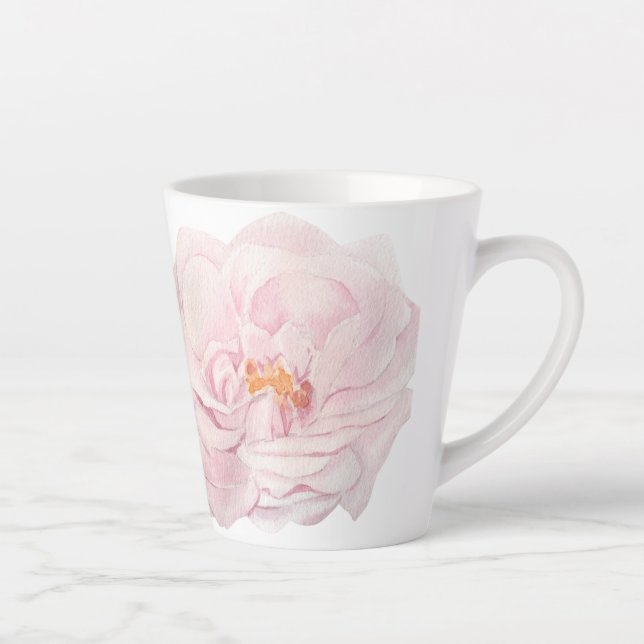 Hand Painted Peony Milchtasse (Rechts)