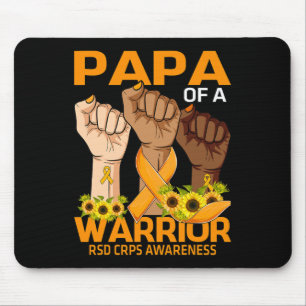 Hand Papa eines Kriegers Rsd Crps Bewusstsein Sonn Mousepad