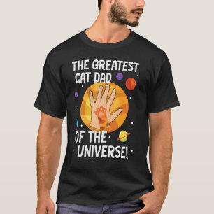 Hand Pfote Der größte Katzenvater des Universums V T-Shirt
