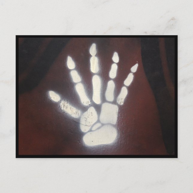 Hand Postkarte (Vorderseite)