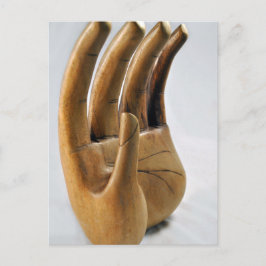 Hand Postkarte
