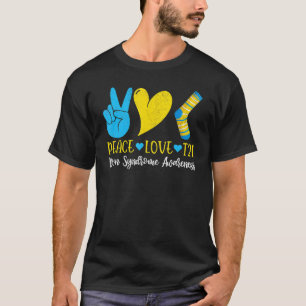 Hand Print Socks World Down Syndrome Awareness Day T-Shirt