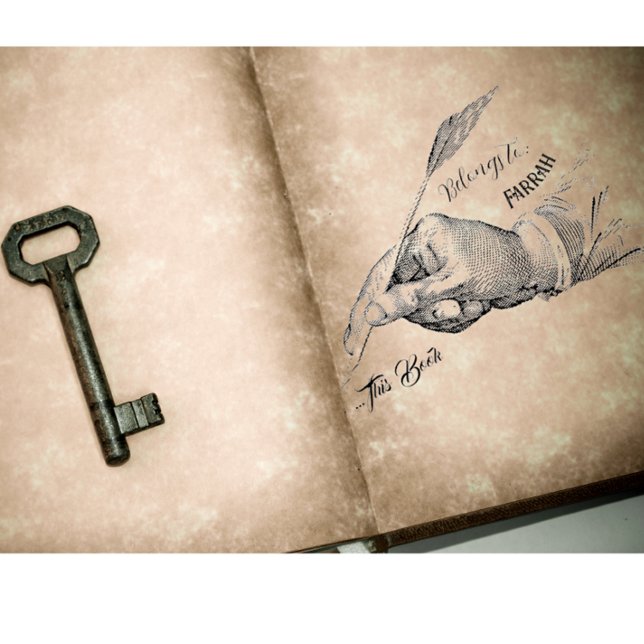 Hand Quill Writing | Ownership Ink Briefmarke Gummistempel (Von Creator hochgeladen)