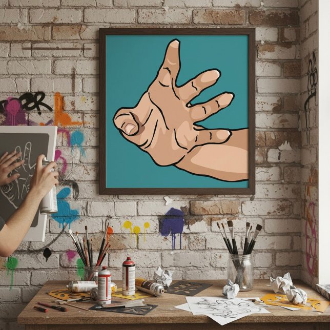Hand Reaching Poster (Von Creator hochgeladen)