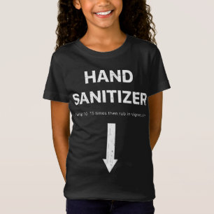 Hand Sanitizer lustigen Erwachsenen Humor Herren X T-Shirt